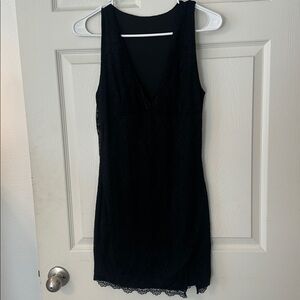 Elegant Black Lace Dress
